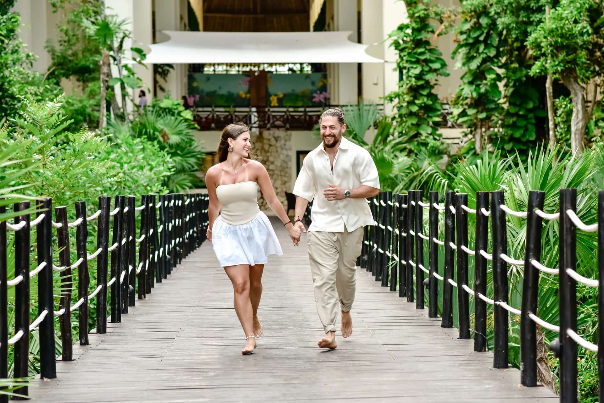 Couple at a Tulum resort