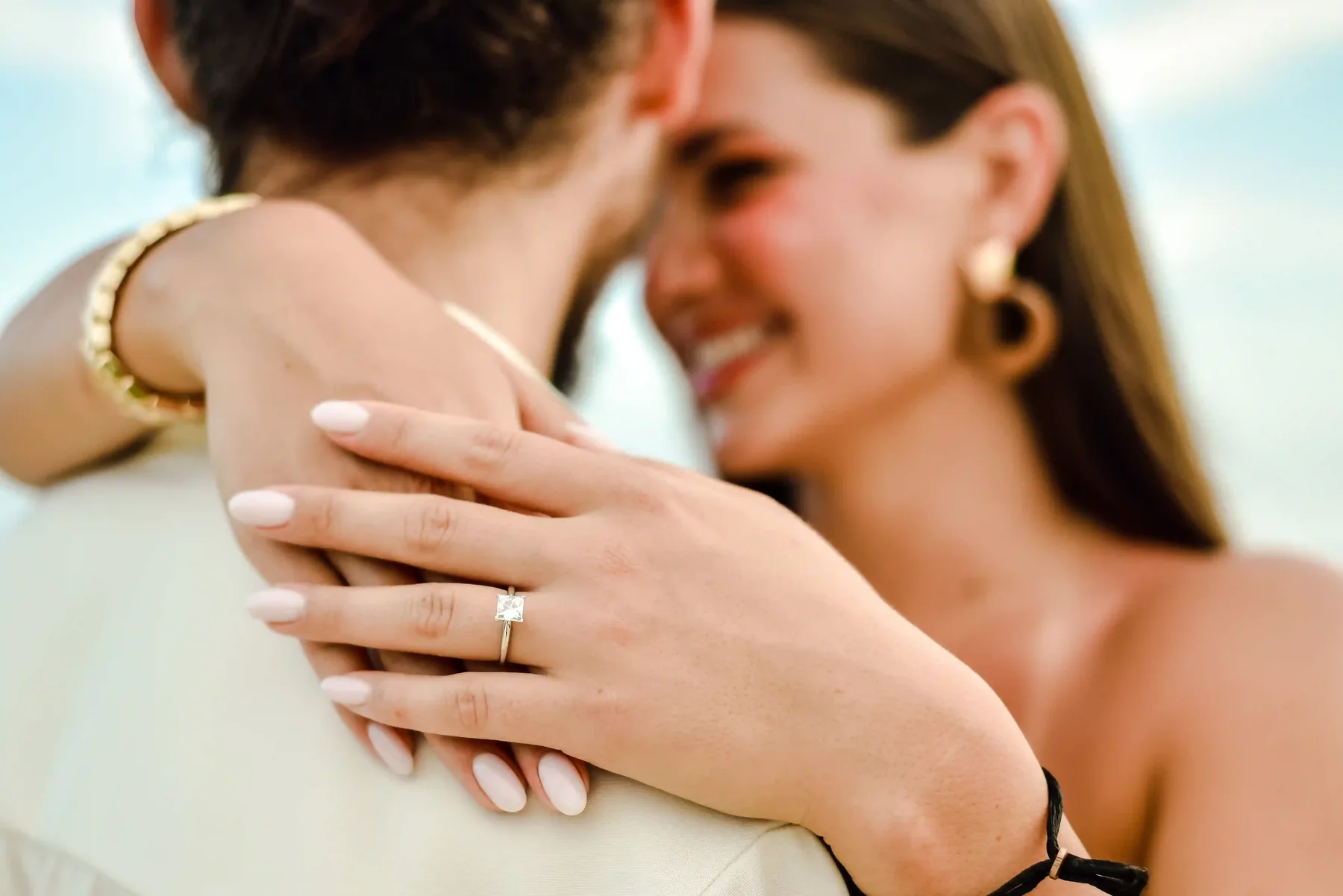 Couple session on the beach in Playa del Carmen, Riviera Maya