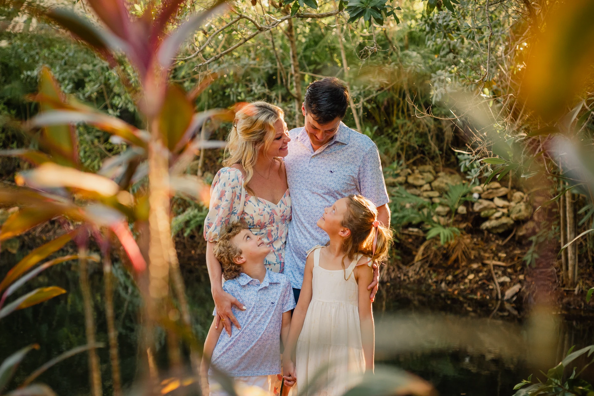Family session in the jungle, Playa del Carmen