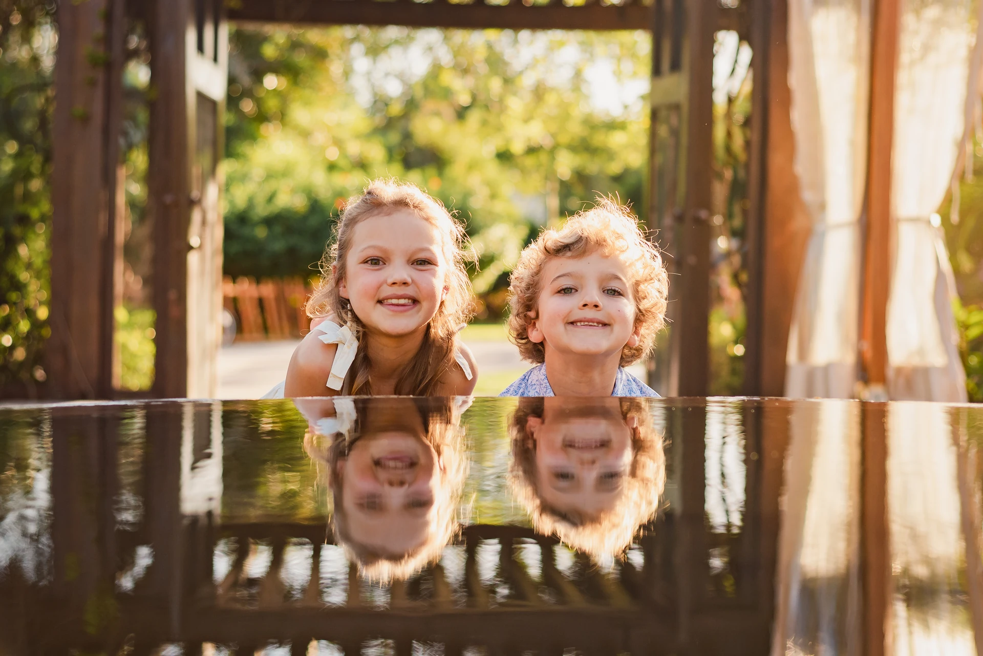 Family session by the lagoon, Playa del Carmen