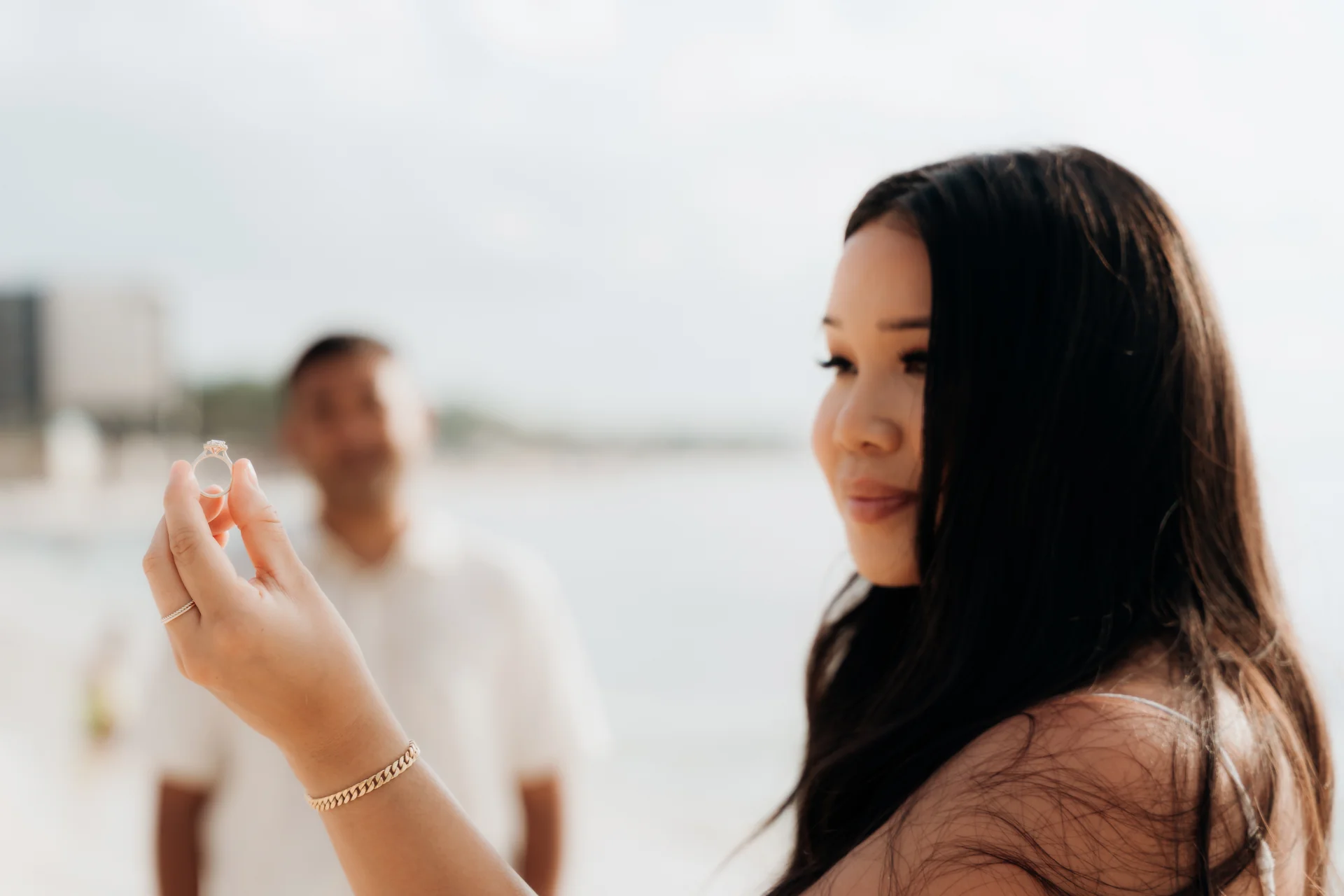 Partner overwhelmed with joy after the surprise, Hyatt Vivid, Playa del Carmen