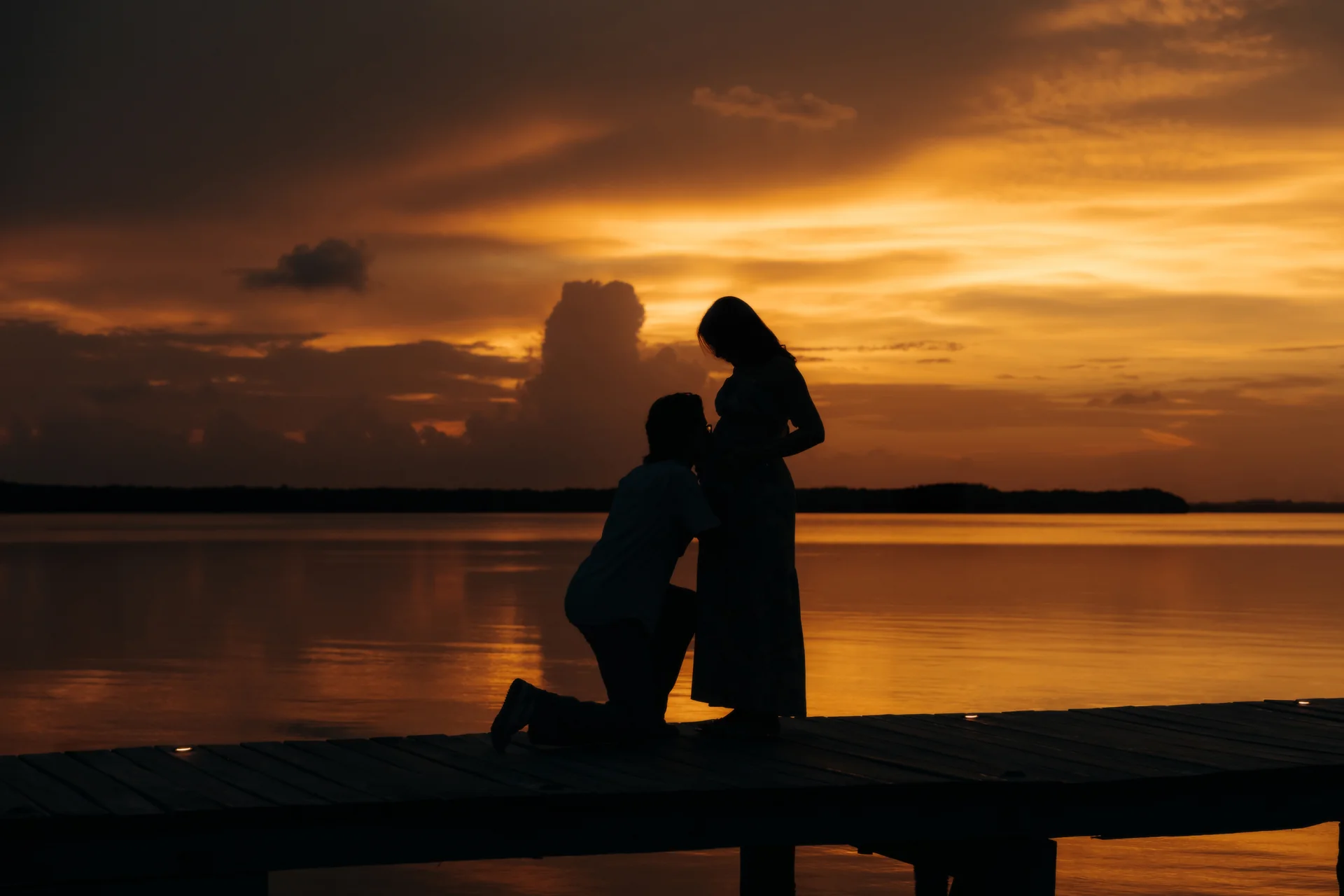 The proposal moment on the beach, Navios restaurant, Cancún